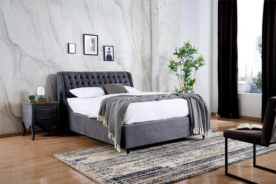 Deeply Padded Super Thick Headboard Lift Up Ottoman Bed
