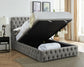 All Buttoned Lift Up Ottoman Bed