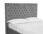 Flat Buttoned Headboard Lift Up Ottoman Bed
